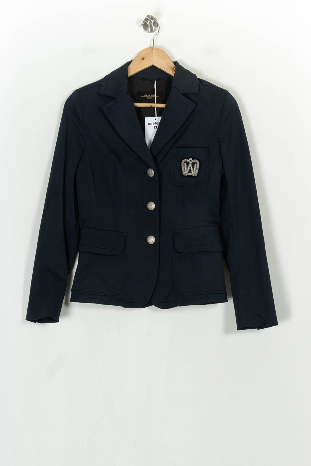 Blazer Bleu - Taille M/38 de la marque Max Mara | PARAD93790 - Vendu par Paradigme - Image 2