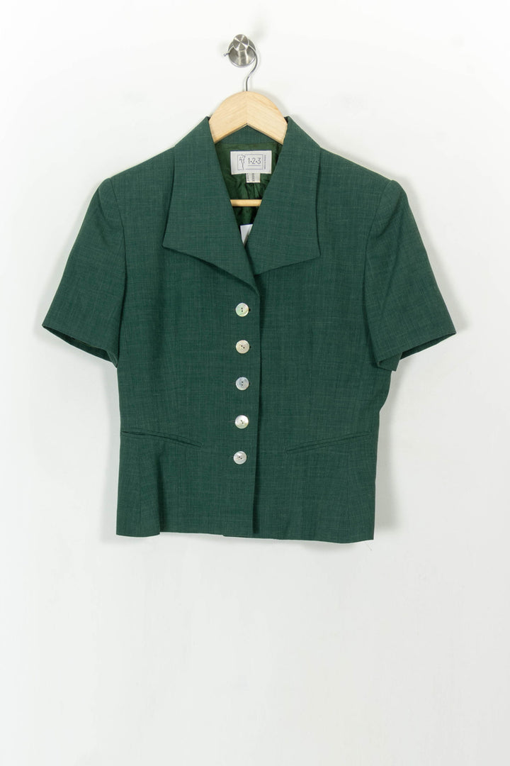 Veste Courte Verte - Taille M/38 de la marque Maison 123 | PARAD93798 - Vendu par Paradigme - Image 2