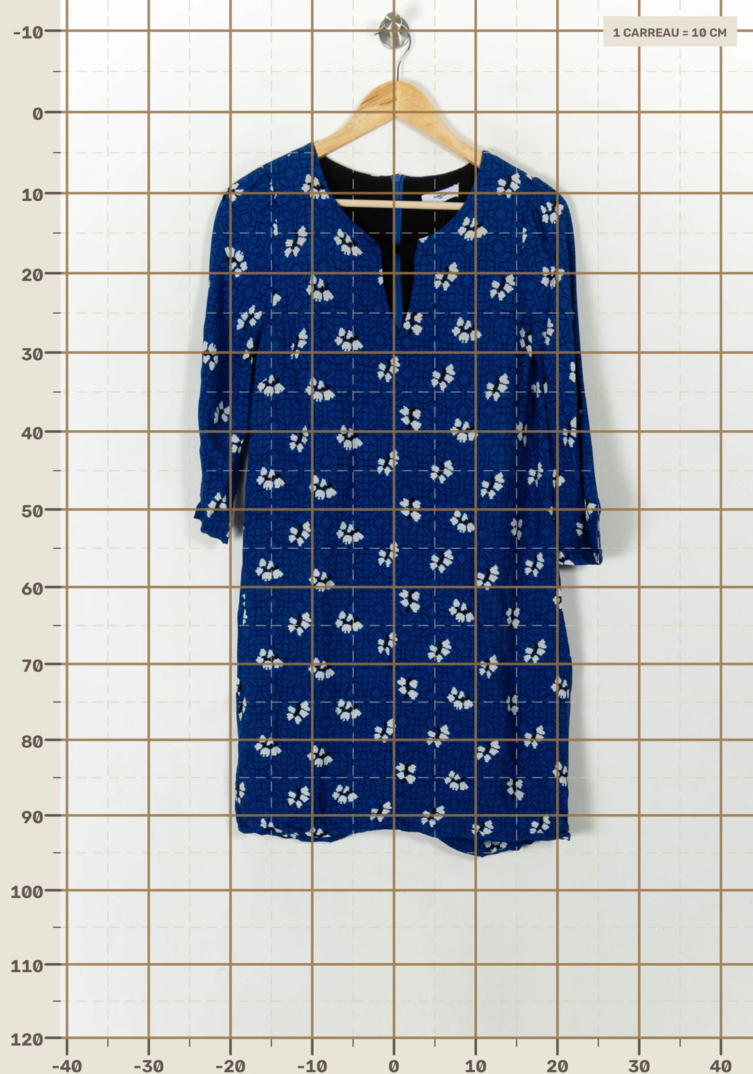 Robe Courte Bleue et Blanche - Taille S/36 de la marque Suncoo | PARAD93799 - Vendu par Paradigme - Image 4