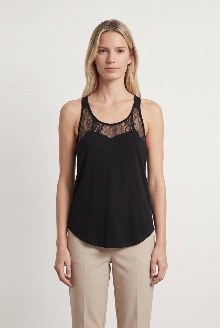 Débardeur Noir - Taille S/36 de la marque Maje | PARAD93805 - Vendu par Paradigme - Image 1