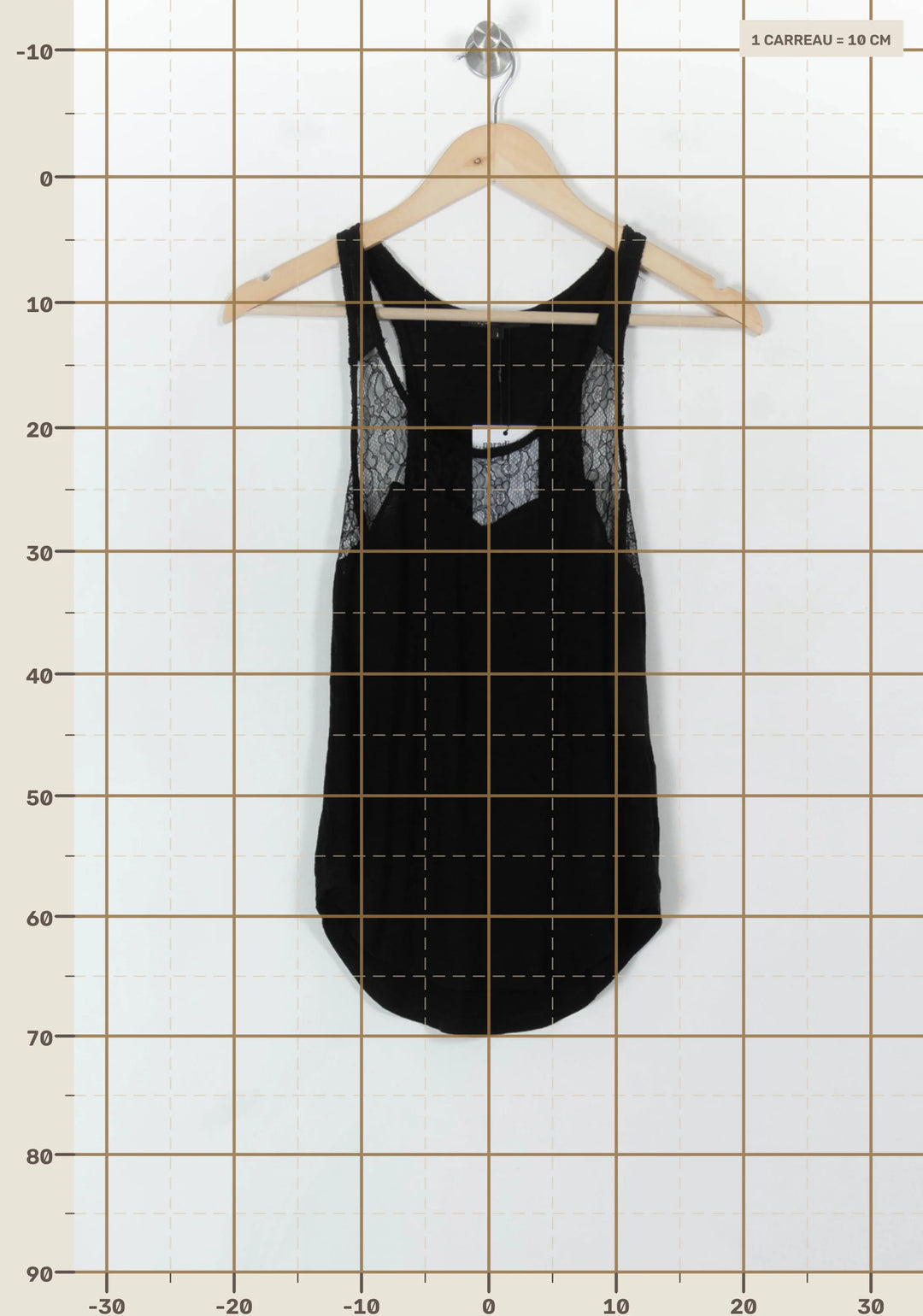 Débardeur Noir - Taille S/36 de la marque Maje | PARAD93805 - Vendu par Paradigme - Image 4