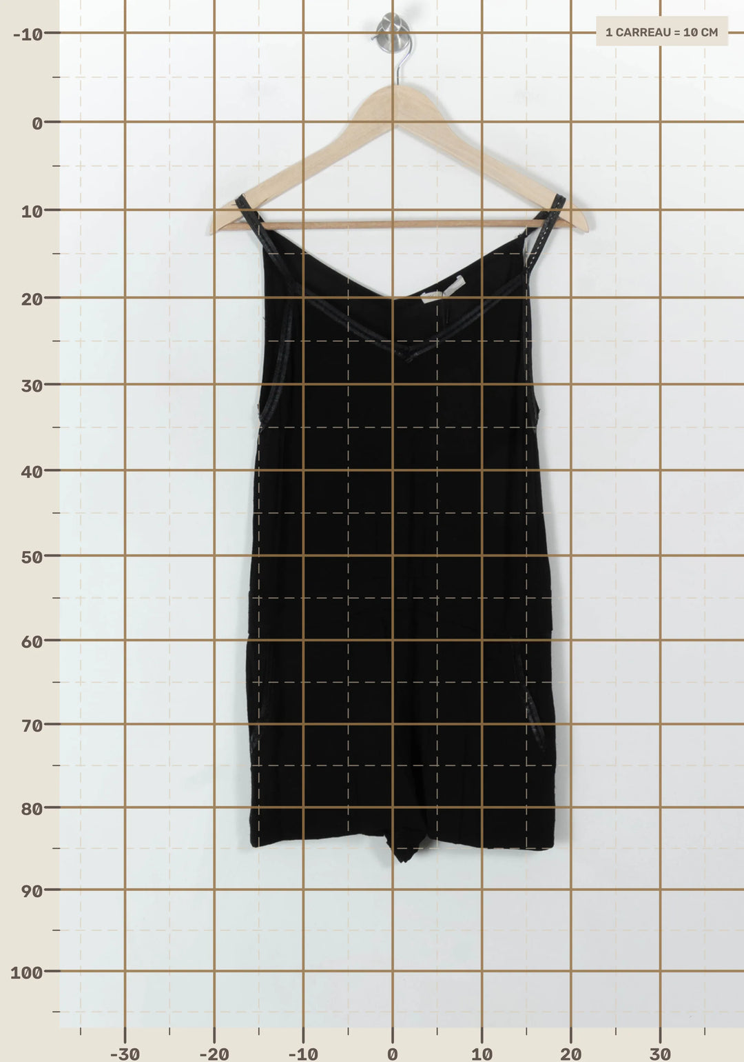 Combishort Noir - Taille XS/34 de la marque Maje | PARAD93807 - Vendu par Paradigme - Image 4