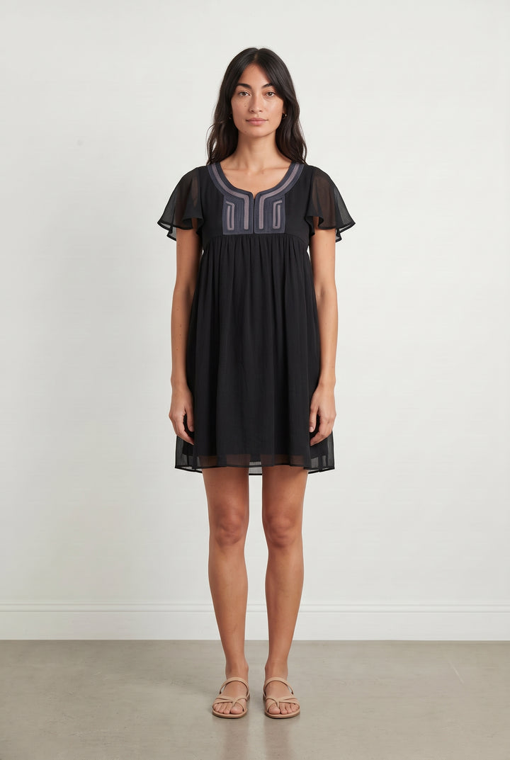 Robe Courte Noire - Taille XS/34 de la marque One Step | PARAD93810 - Vendu par Paradigme - Image 1