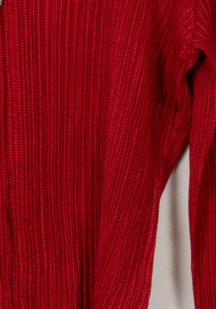 Cardigan Rouge - Taille XXL/44 de la marque Maison 123 | PARAD93811 - Vendu par Paradigme - Image 3