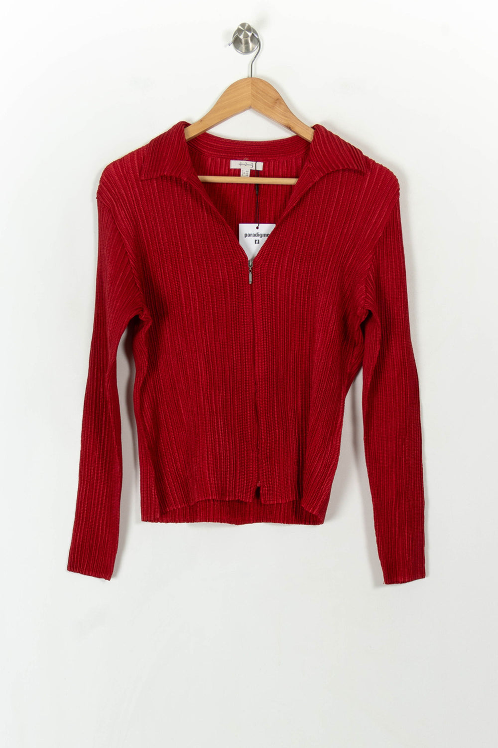 Cardigan Rouge - Taille XXL/44 de la marque Maison 123 | PARAD93811 - Vendu par Paradigme - Image 2