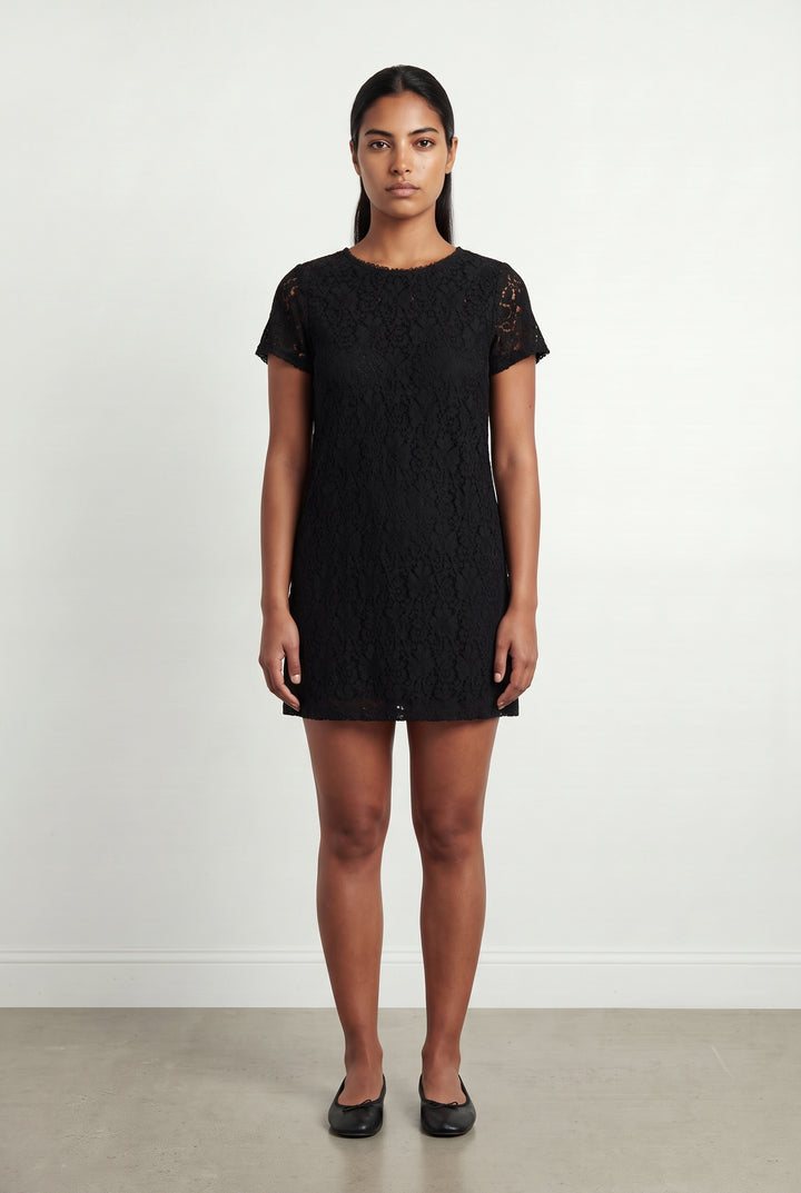 Robe Droite Noire - Taille L/40 de la marque Karl Marc John | PARAD93813 - Vendu par Paradigme - Image 1