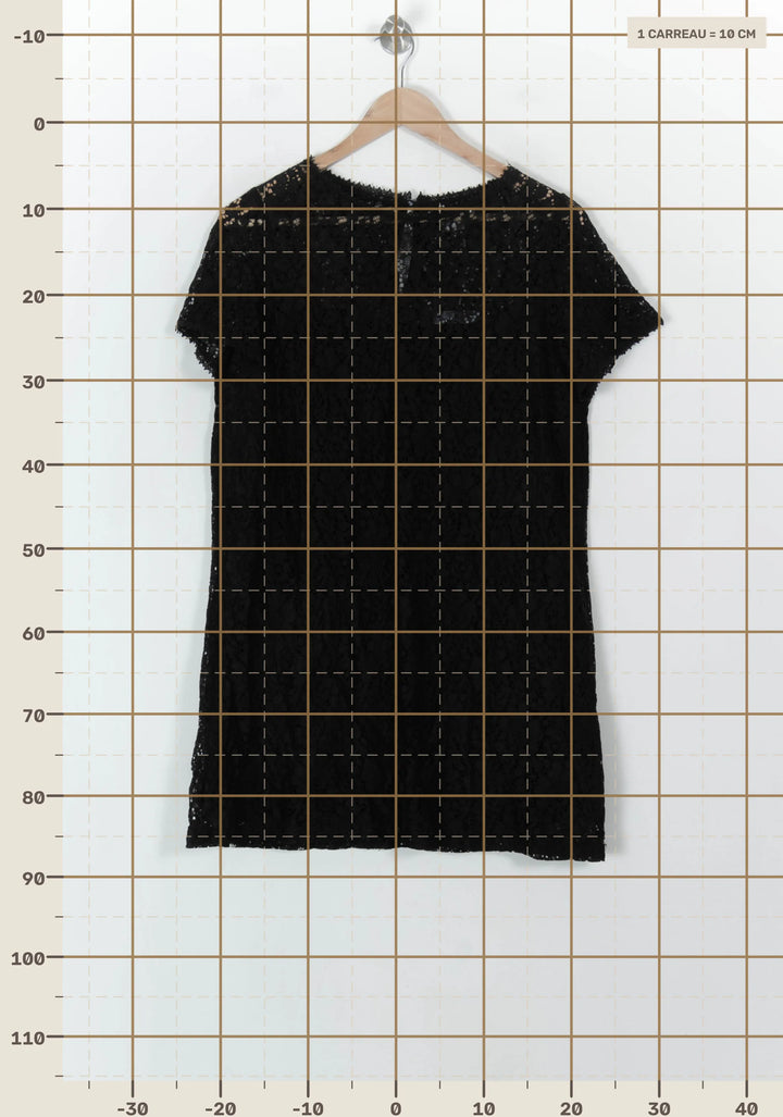 Robe Droite Noire - Taille L/40 de la marque Karl Marc John | PARAD93813 - Vendu par Paradigme - Image 4