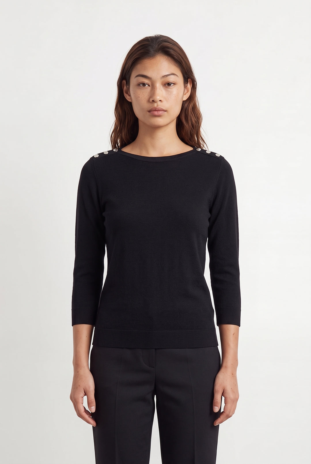 Pull Noir - Taille S/36 de la marque Agnès b. | PARAD93825 - Vendu par Paradigme - Image 1
