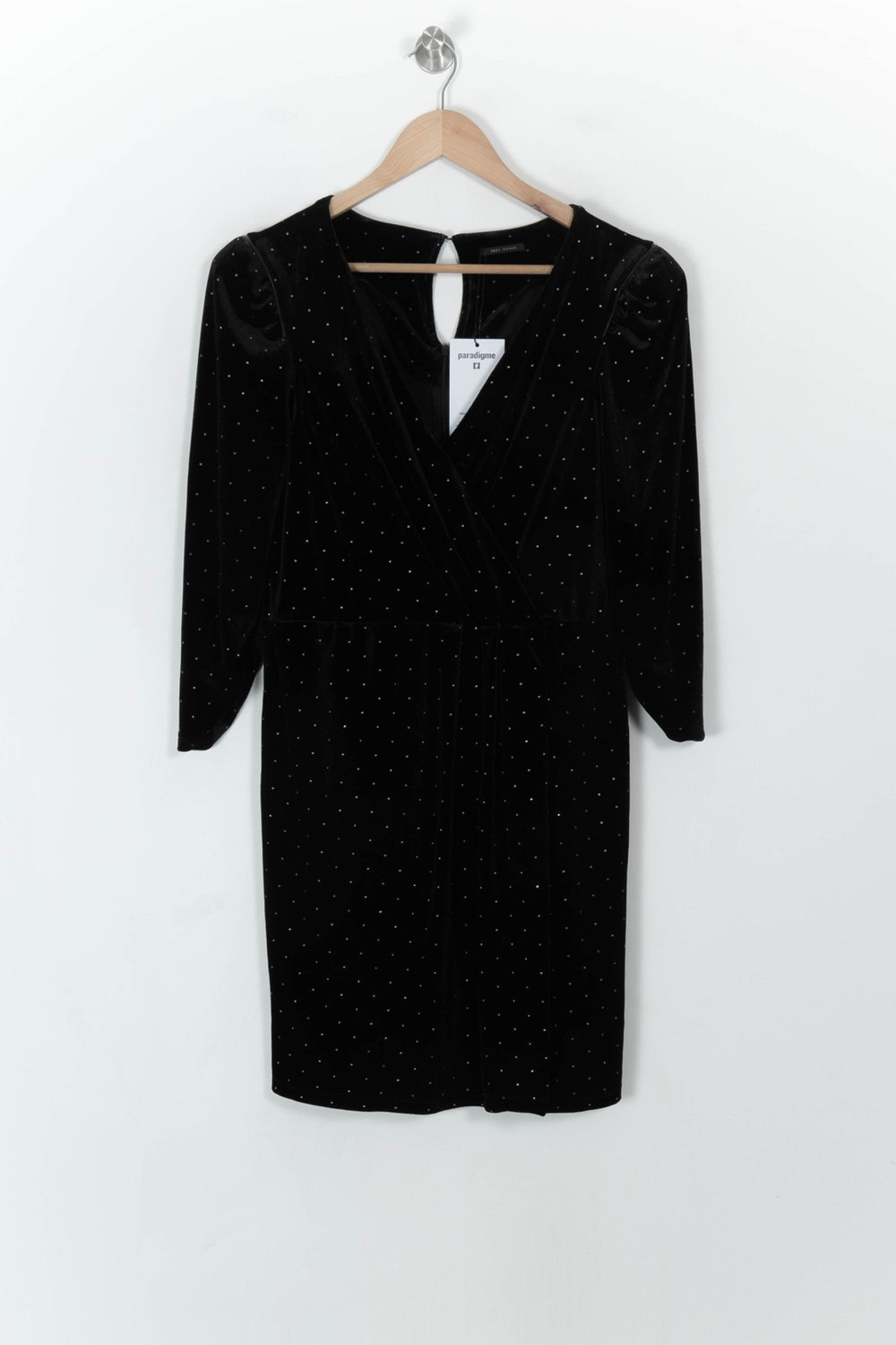 Robe Courte Noire - Taille L/40 de la marque IKKS | PARAD93827 - Vendu par Paradigme - Image 2