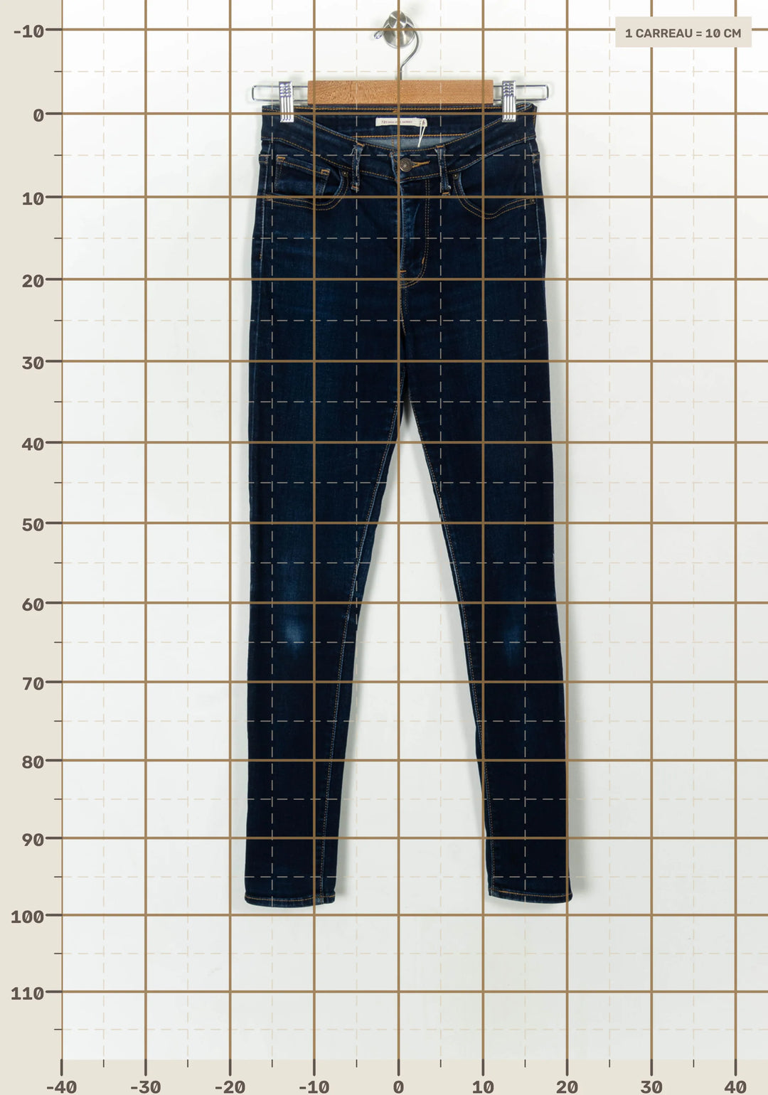 Jean Skinny Bleu Foncé - Taille S/36 de la marque Levi&