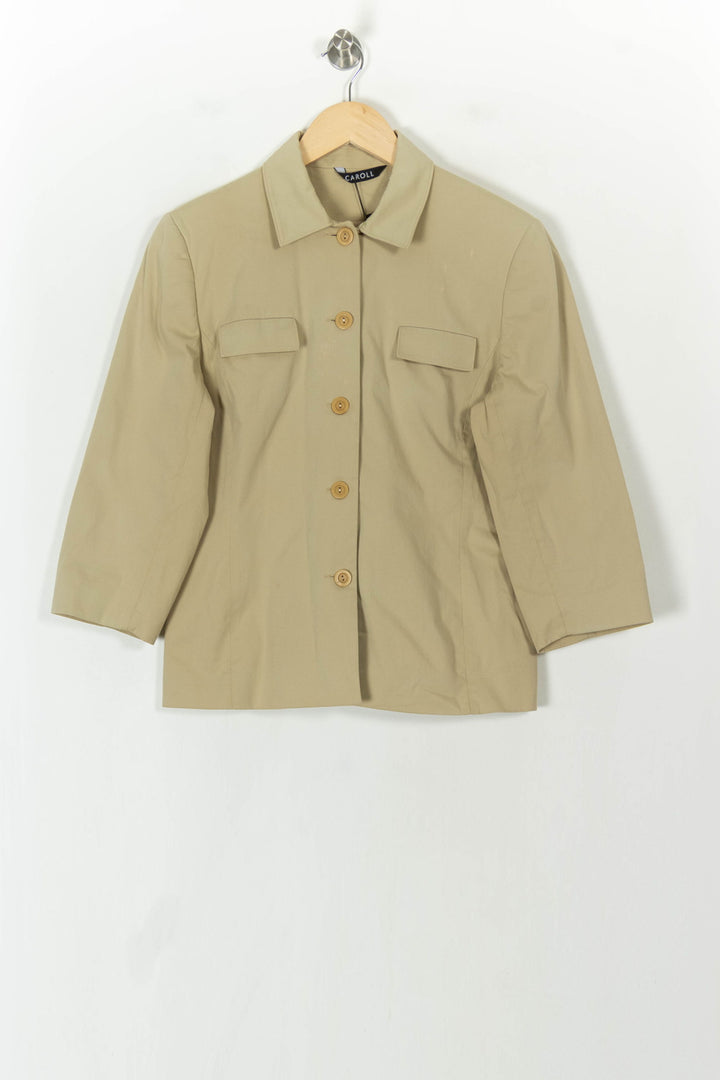 Veste Beige - Taille L/40 de la marque Caroll | PARAD93834 - Vendu par Paradigme - Image 2