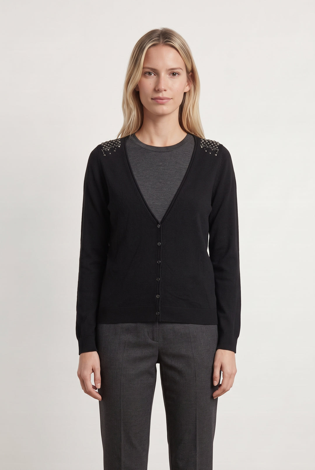 Cardigan Noir - Taille S/36 de la marque IKKS | PARAD93840 - Vendu par Paradigme - Image 1