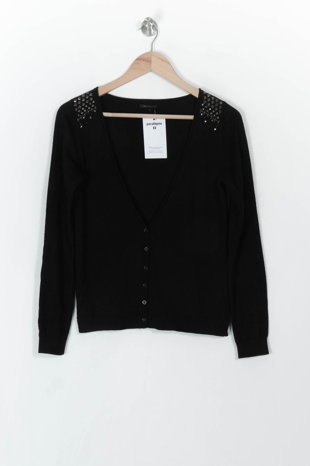 Cardigan Noir - Taille S/36 de la marque IKKS | PARAD93840 - Vendu par Paradigme - Image 2
