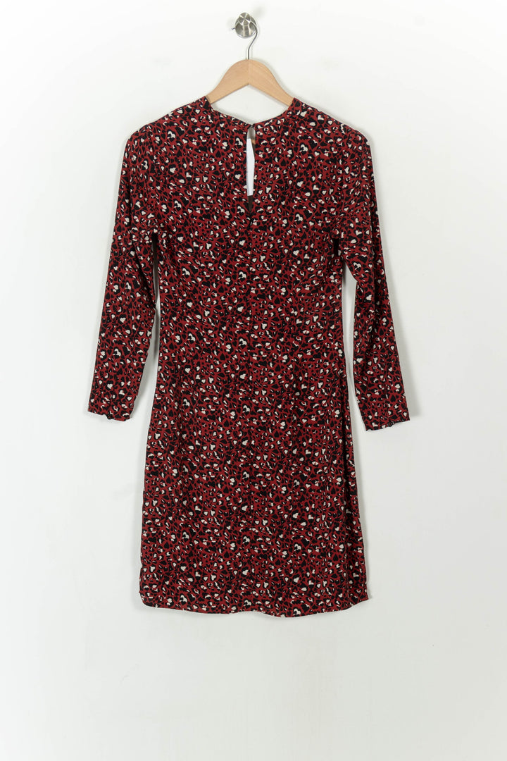 Robe Imprimée Rouge et Noir - Taille S/36 de la marque Kookai | PARAD93852 - Vendu par Paradigme - Image 5