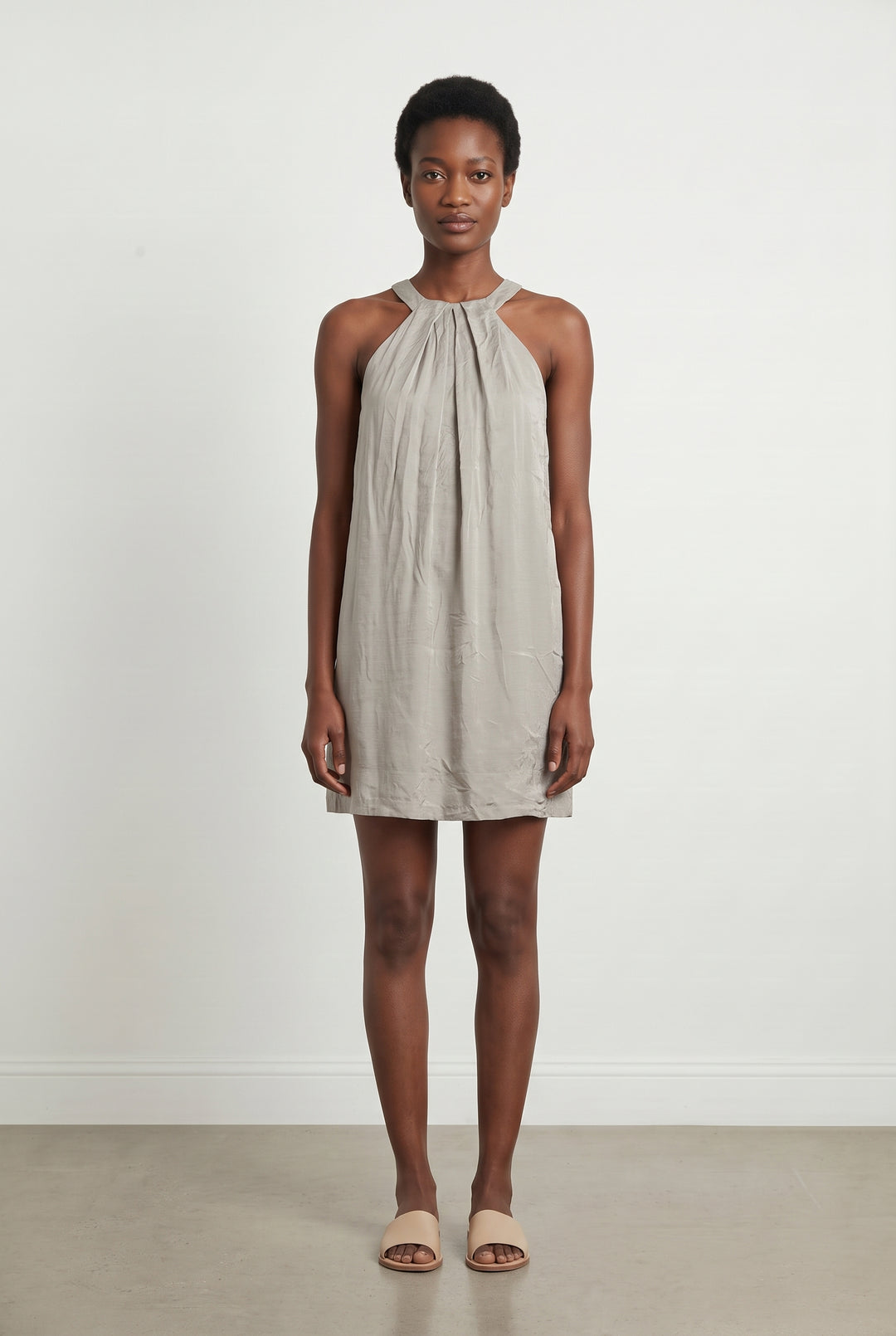 Robe Droite Grise - Taille XS/34 de la marque Kookai | PARAD93855 - Vendu par Paradigme - Image 1