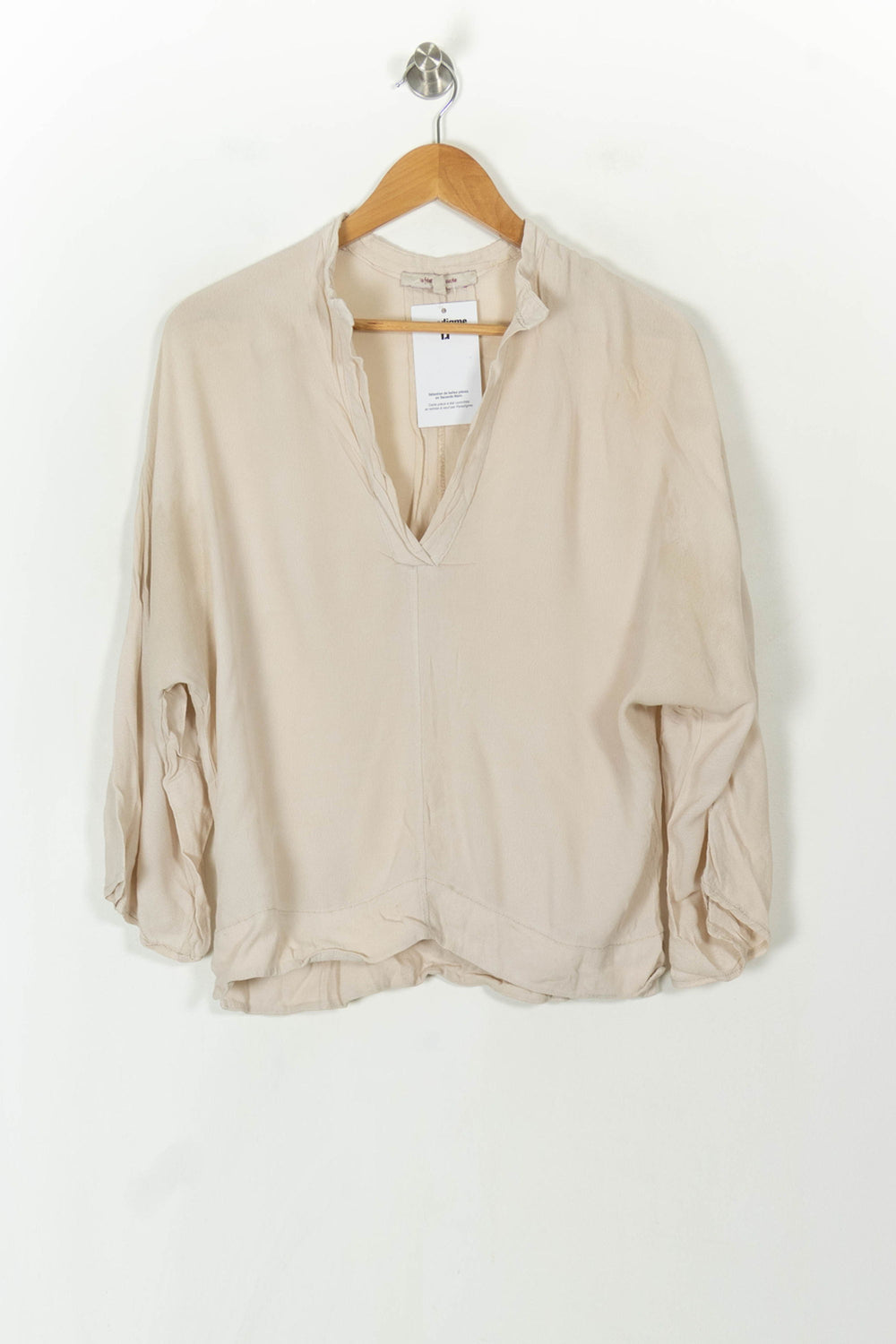 Blouse Beige - Taille S/36 de la marque La Fée Maraboutée | PARAD93856 - Vendu par Paradigme - Image 2