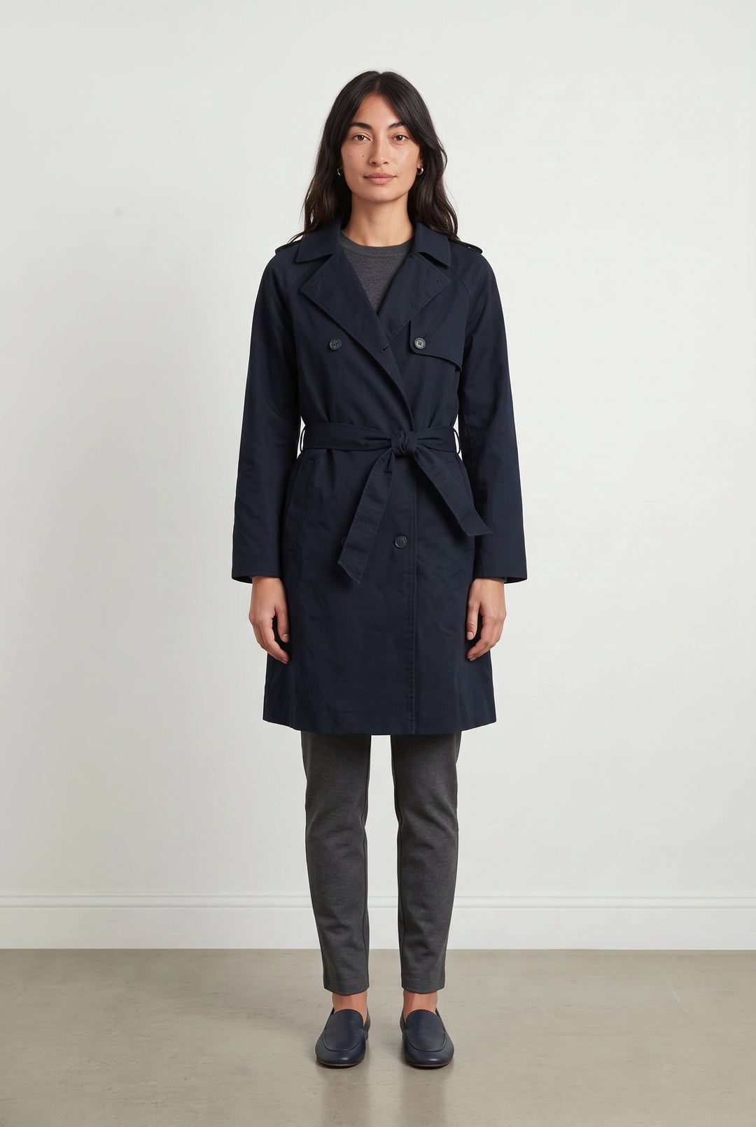 Trench Bleu - Taille M/38 de la marque Galeries Lafayette | PARAD93857 - Vendu par Paradigme - Image 1