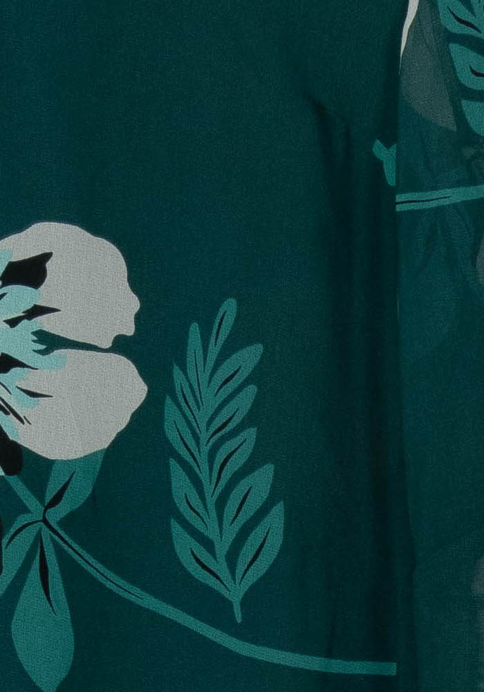Robe Fleurie Verte - Taille L/40 de la marque Maison 123 | PARAD93864 - Vendu par Paradigme - Image 3