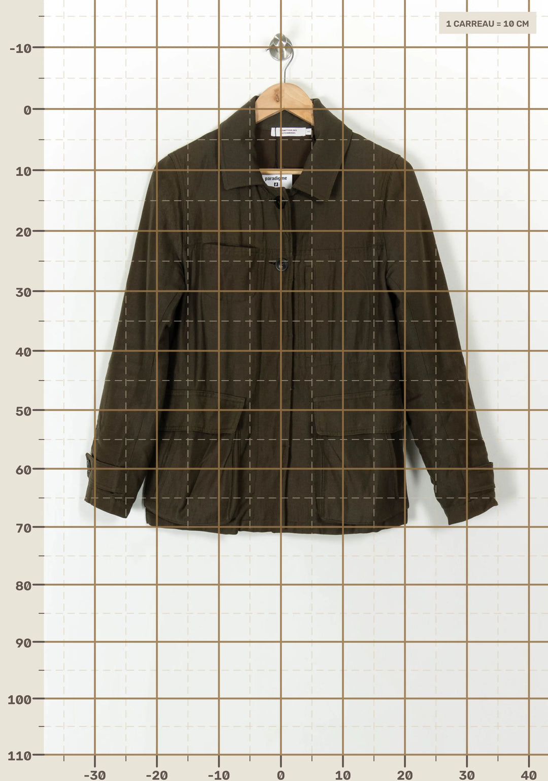Veste Verte - Taille L/40 de la marque Comptoir des Cotonniers | PARAD93873 - Vendu par Paradigme - Image 4