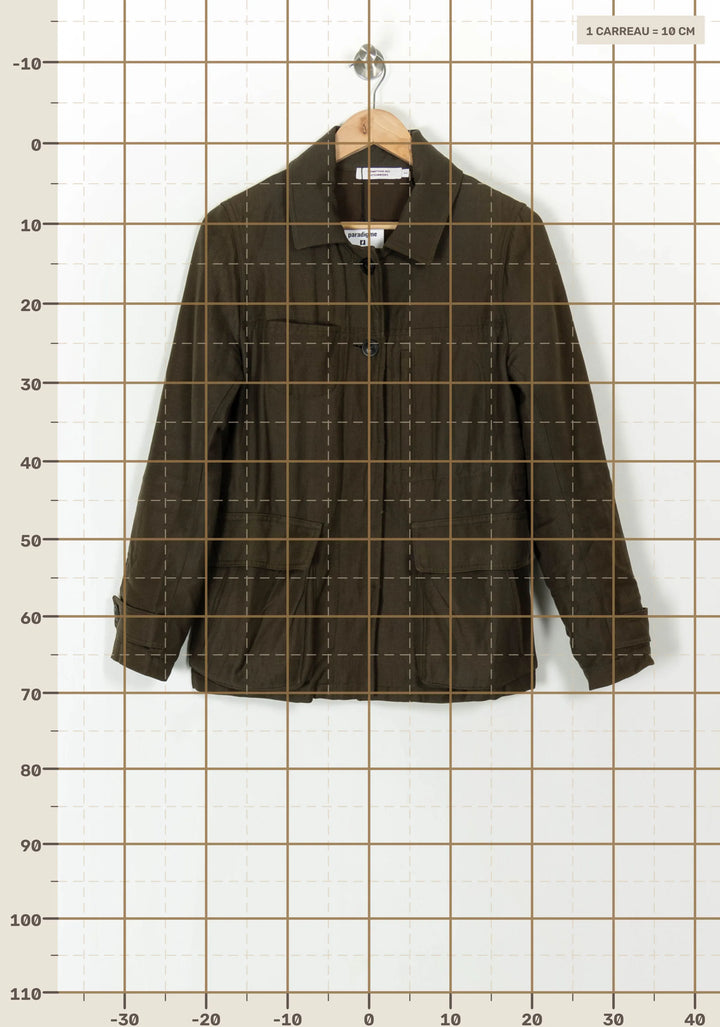 Veste Verte - Taille L/40 de la marque Comptoir des Cotonniers | PARAD93873 - Vendu par Paradigme - Image 4