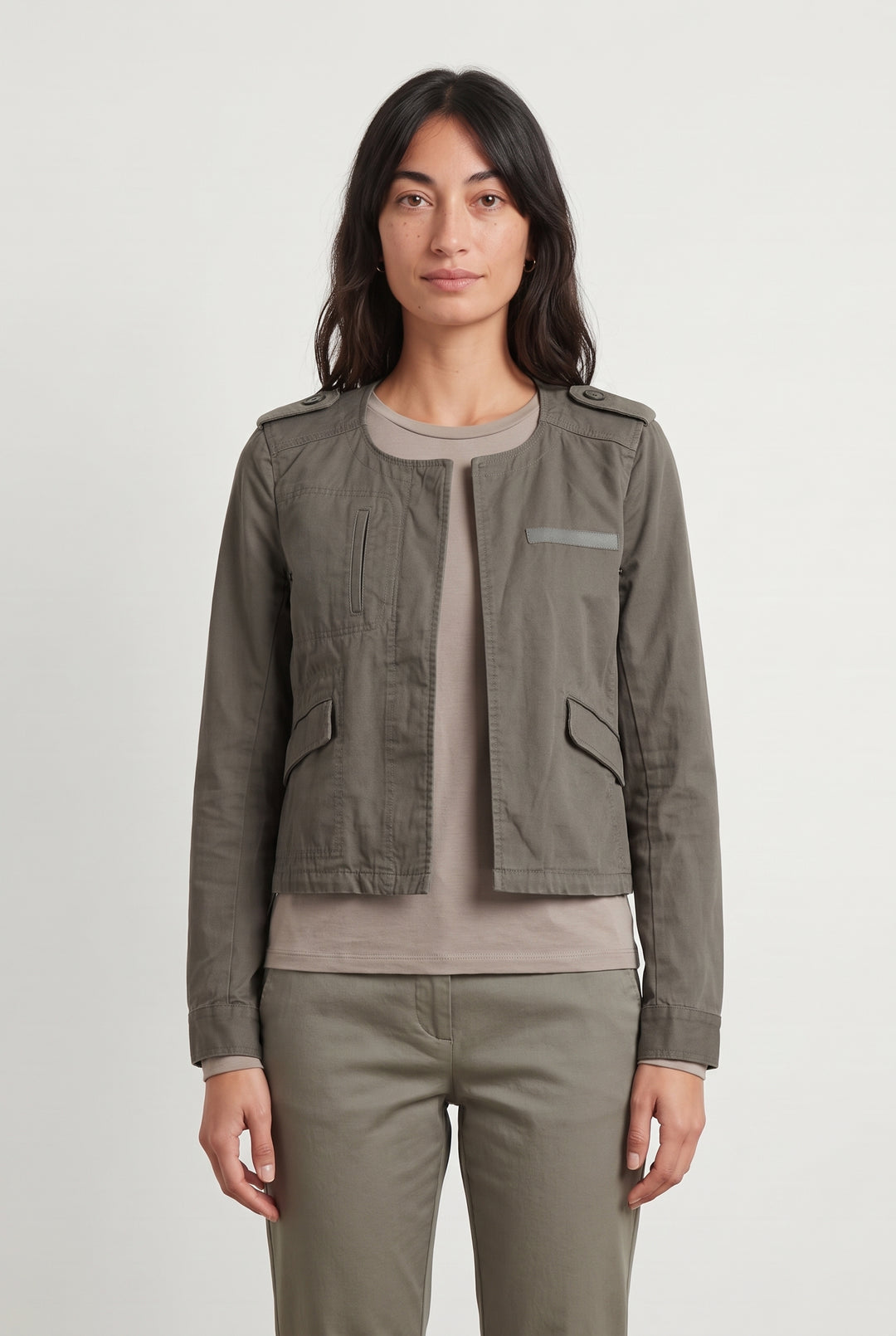 Veste Grise - Taille M/38 de la marque Comptoir des Cotonniers | PARAD93874 - Vendu par Paradigme - Image 1