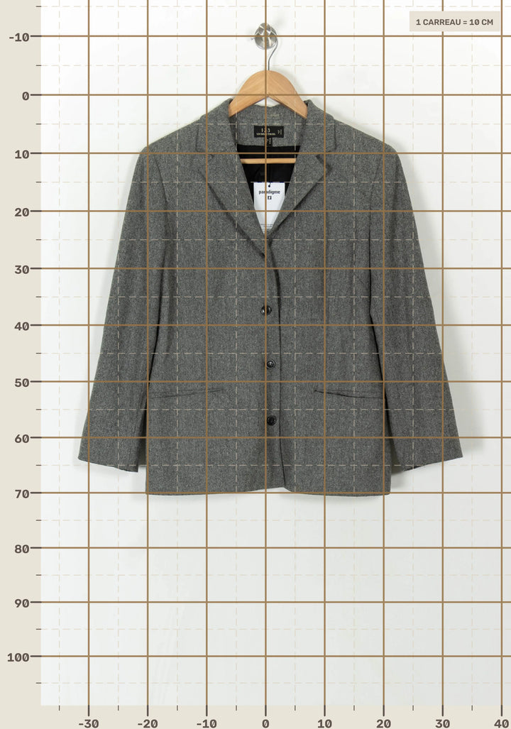 Veste Tailleur Grise - Taille XL/42 de la marque Maison 123 | PARAD93875 - Vendu par Paradigme - Image 4
