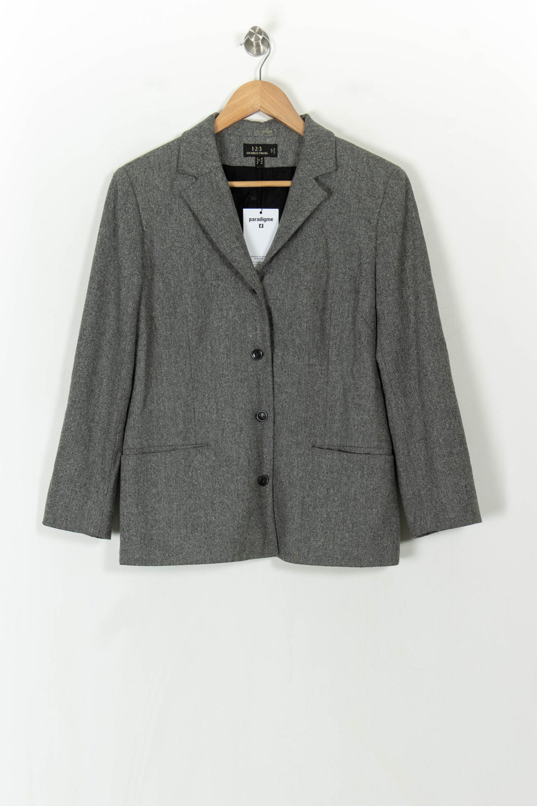 Veste Tailleur Grise - Taille XL/42 de la marque Maison 123 | PARAD93875 - Vendu par Paradigme - Image 2