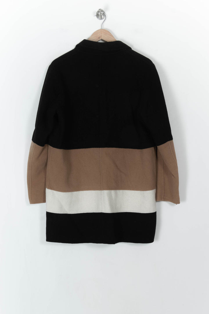 Manteau Noir Beige et Blanc - Taille M/38 de la marque Maison 123 | PARAD93876 - Vendu par Paradigme - Image 5