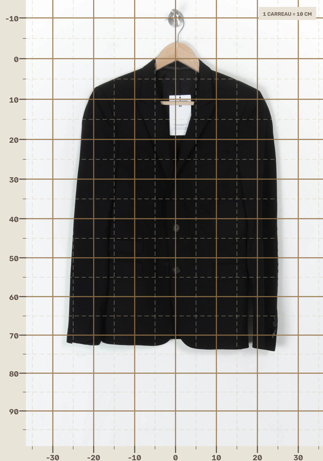 Veste De Tailleur Noire - Taille XXL/44 de la marque The Kooples | PARAD93882 - Vendu par Paradigme - Image 4