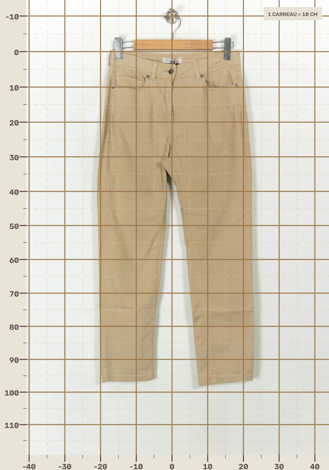Jean Beige - Taille L/40 de la marque Saint James | PARAD93893 - Vendu par Paradigme - Image 4