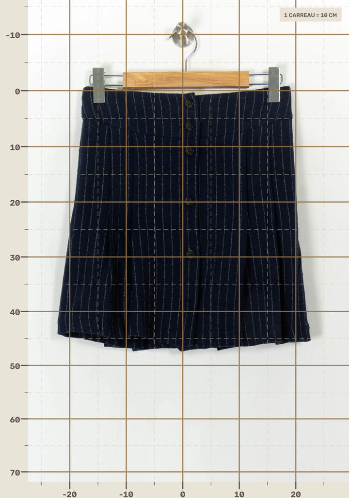 Jupe Courte Bleue - Taille M/38 de la marque Comptoir des Cotonniers | PARAD93895 - Vendu par Paradigme - Image 4