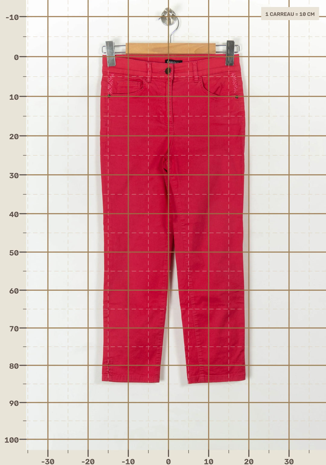 Jean Rose - Taille S/36 de la marque Caroll | PARAD93896 - Vendu par Paradigme - Image 4
