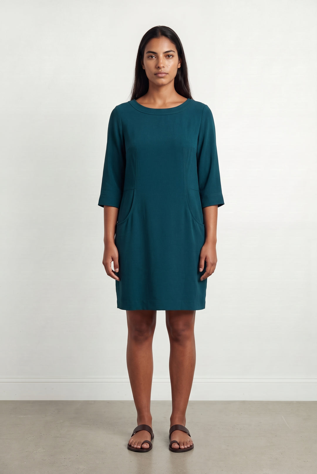 Robe Midi Verte - Taille L/40 de la marque Maison 123 | PARAD93903 - Vendu par Paradigme - Image 1