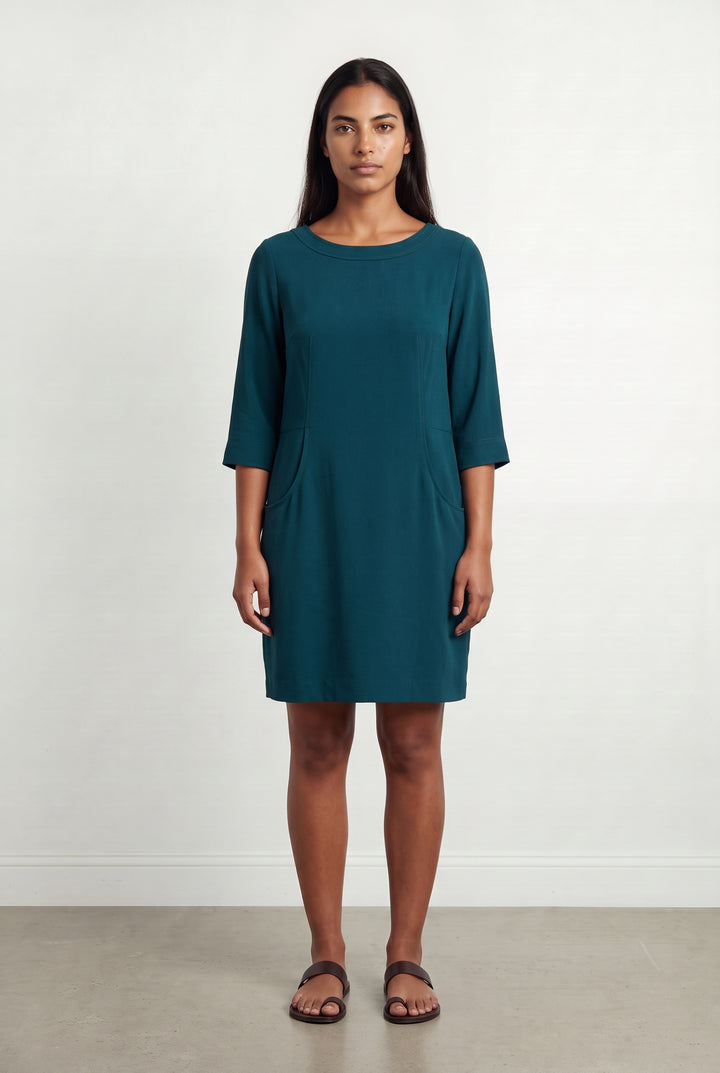 Robe Midi Verte - Taille L/40 de la marque Maison 123 | PARAD93903 - Vendu par Paradigme - Image 1