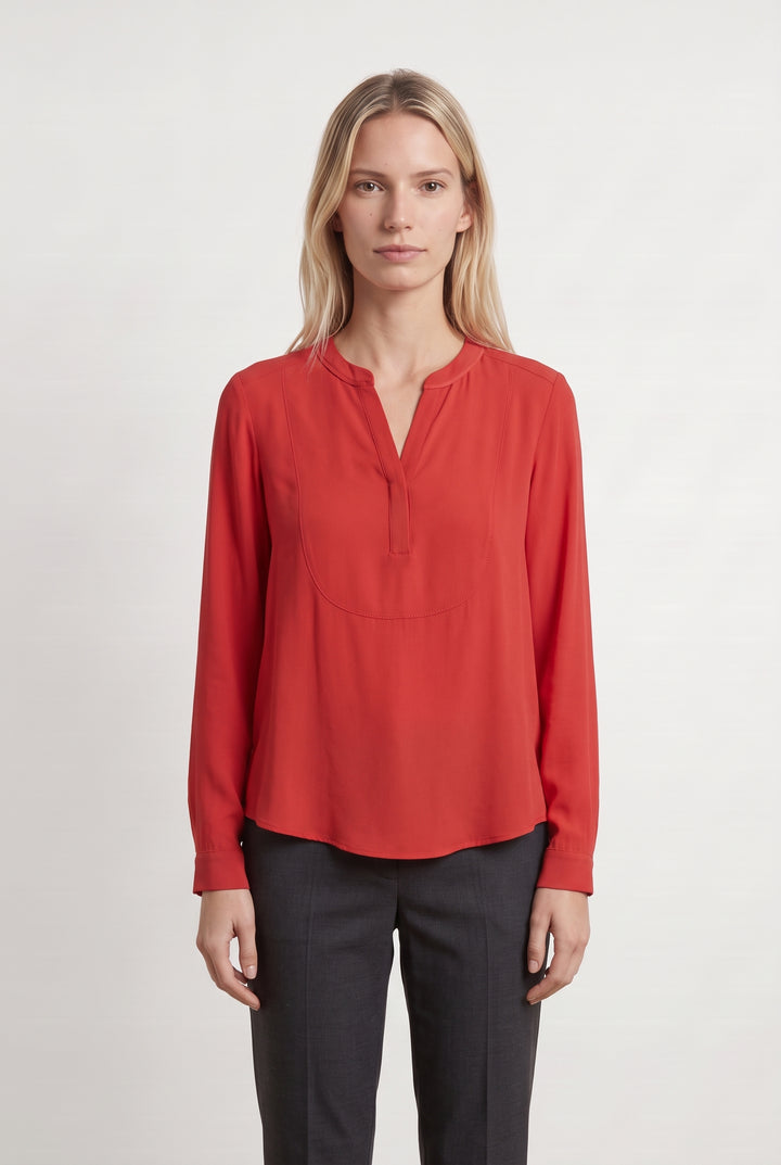 Blouse Rouge - Taille M/38 de la marque IKKS | PARAD93904 - Vendu par Paradigme - Image 1