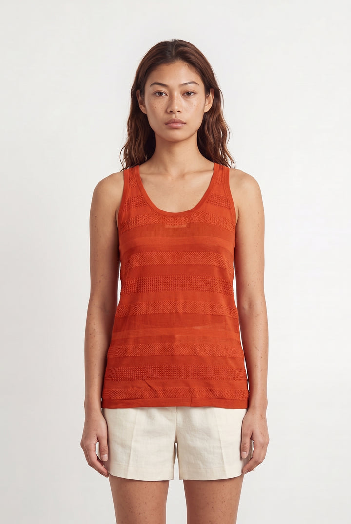 Débardeur Rouge - Taille S/36 de la marque Tara Jarmon | PARAD93923 - Vendu par Paradigme - Image 1