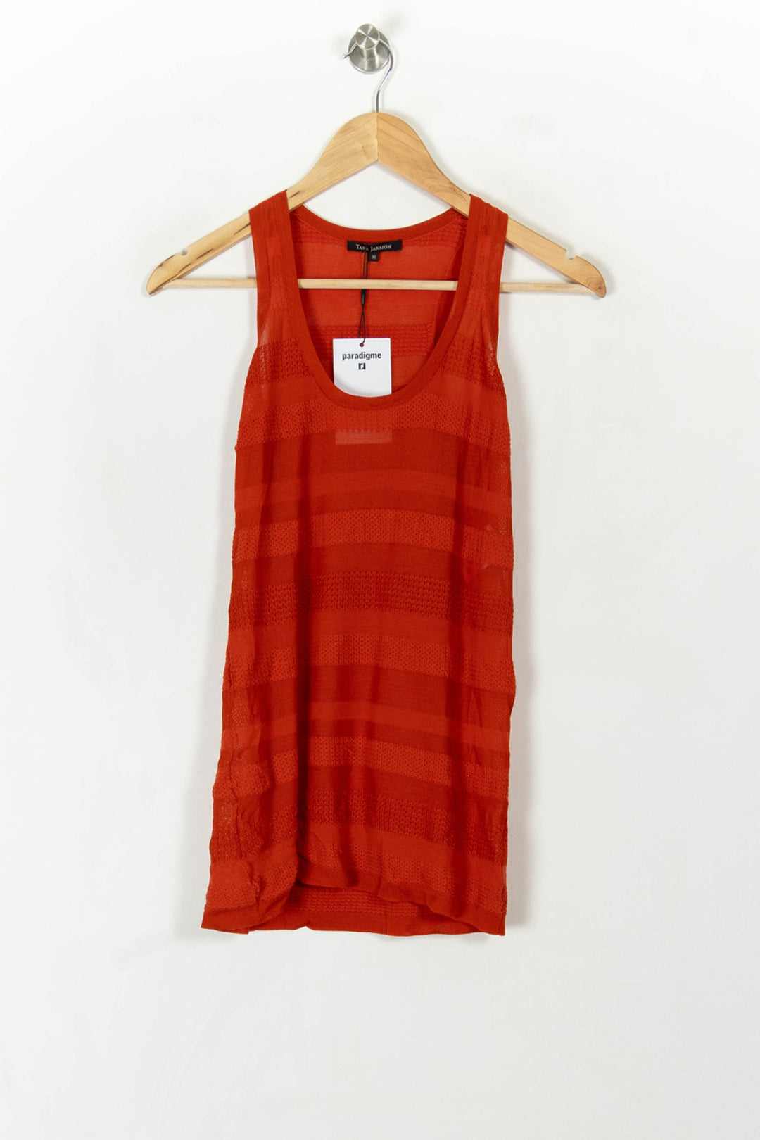 Débardeur Rouge - Taille S/36 de la marque Tara Jarmon | PARAD93923 - Vendu par Paradigme - Image 2