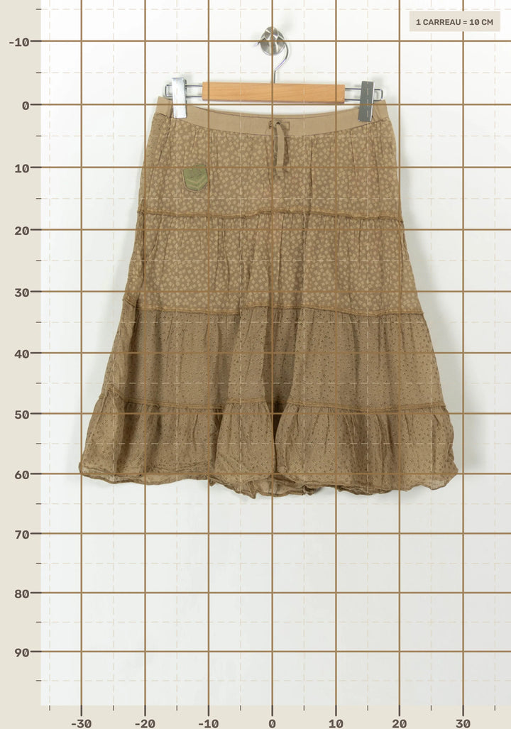 Jupe Longue Beige - Taille M/38 de la marque IKKS | PARAD93924 - Vendu par Paradigme - Image 4