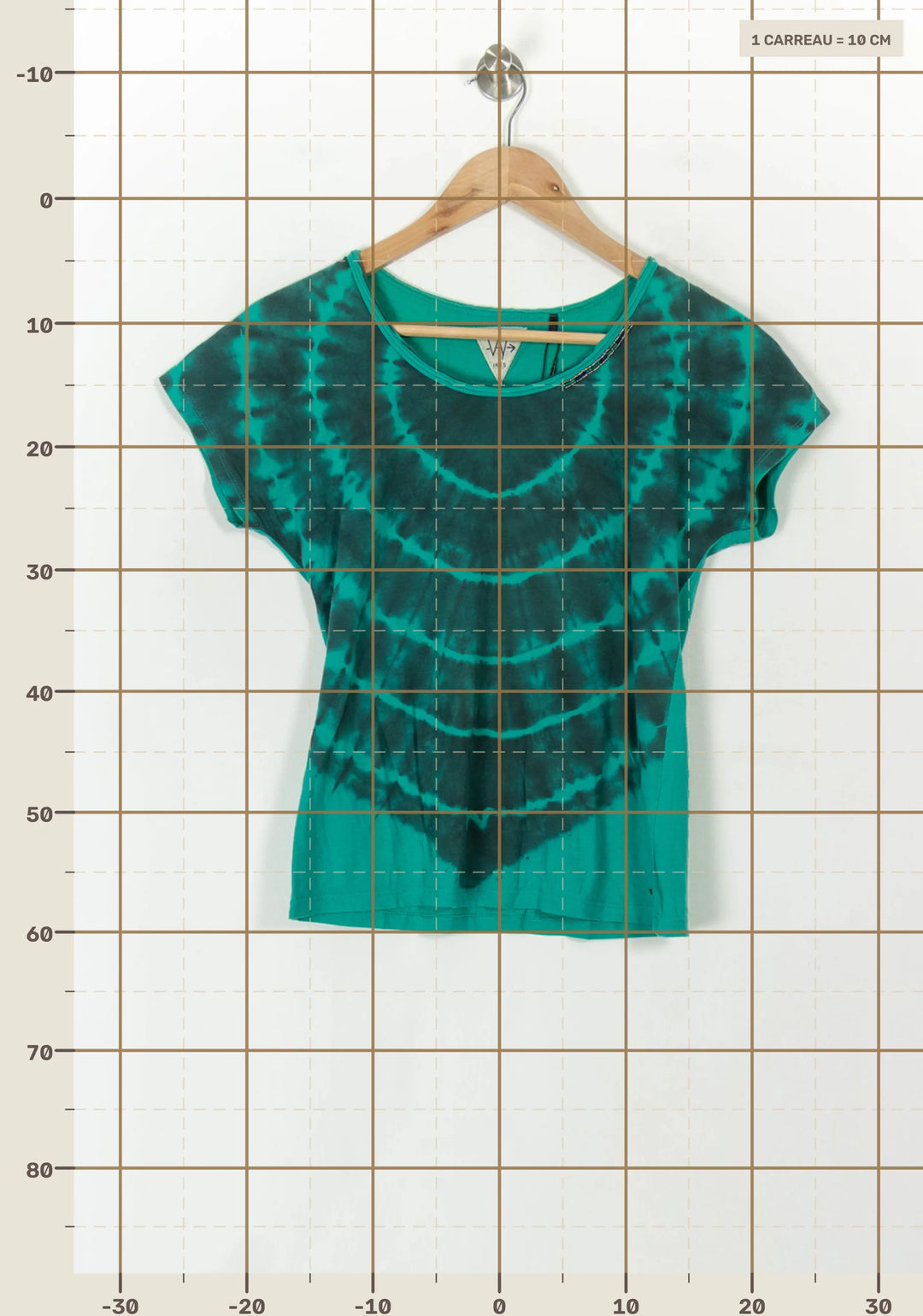 T-shirt Vert et Noir - Taille XXS/32 de la marque IKKS | PARAD93926 - Vendu par Paradigme - Image 4