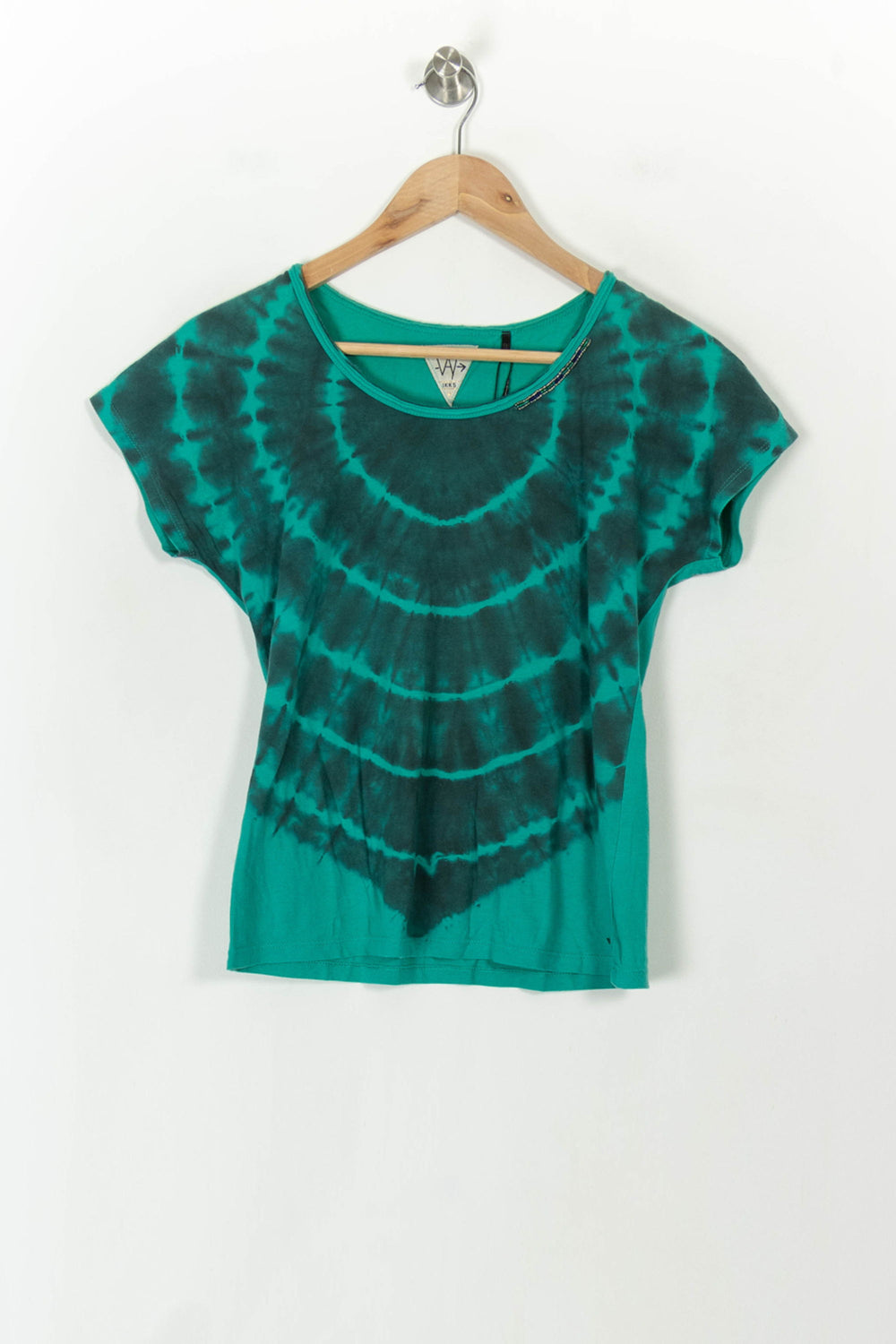 T-shirt Vert et Noir - Taille XXS/32 de la marque IKKS | PARAD93926 - Vendu par Paradigme - Image 2