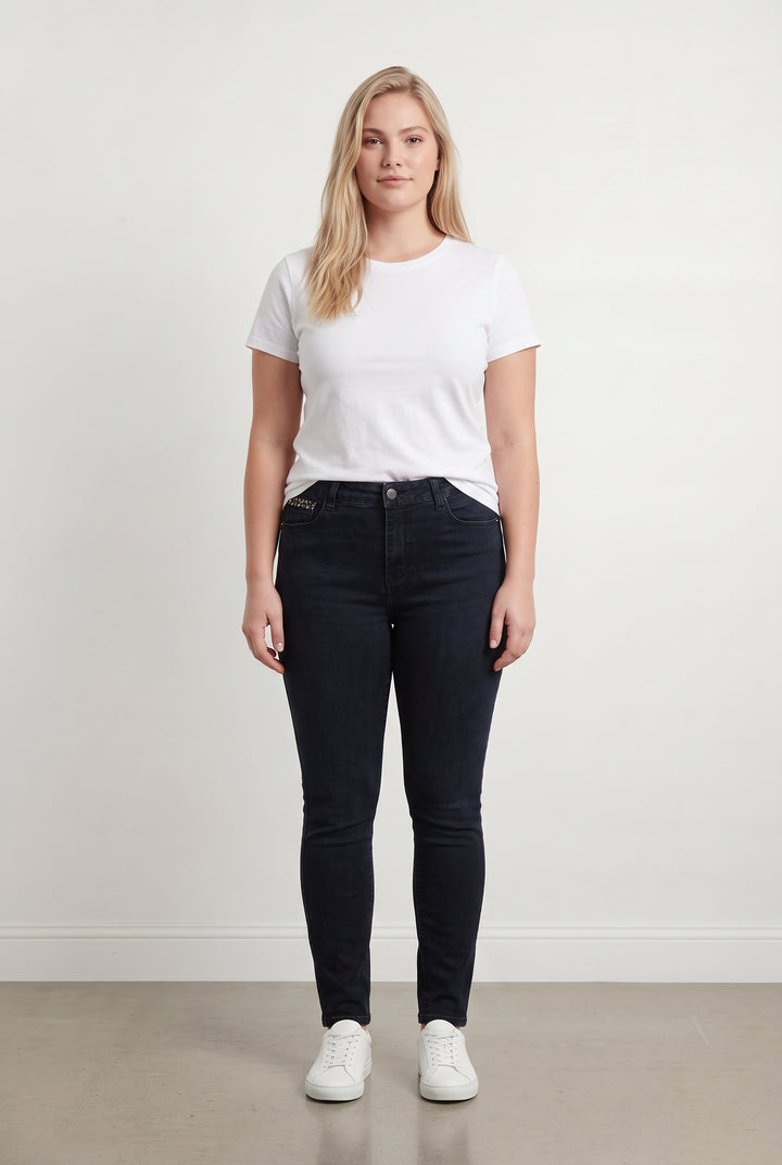 Jean Slim Bleu Foncé - Taille XL/42 de la marque Maison 123 | PARAD93929 - Vendu par Paradigme - Image 1