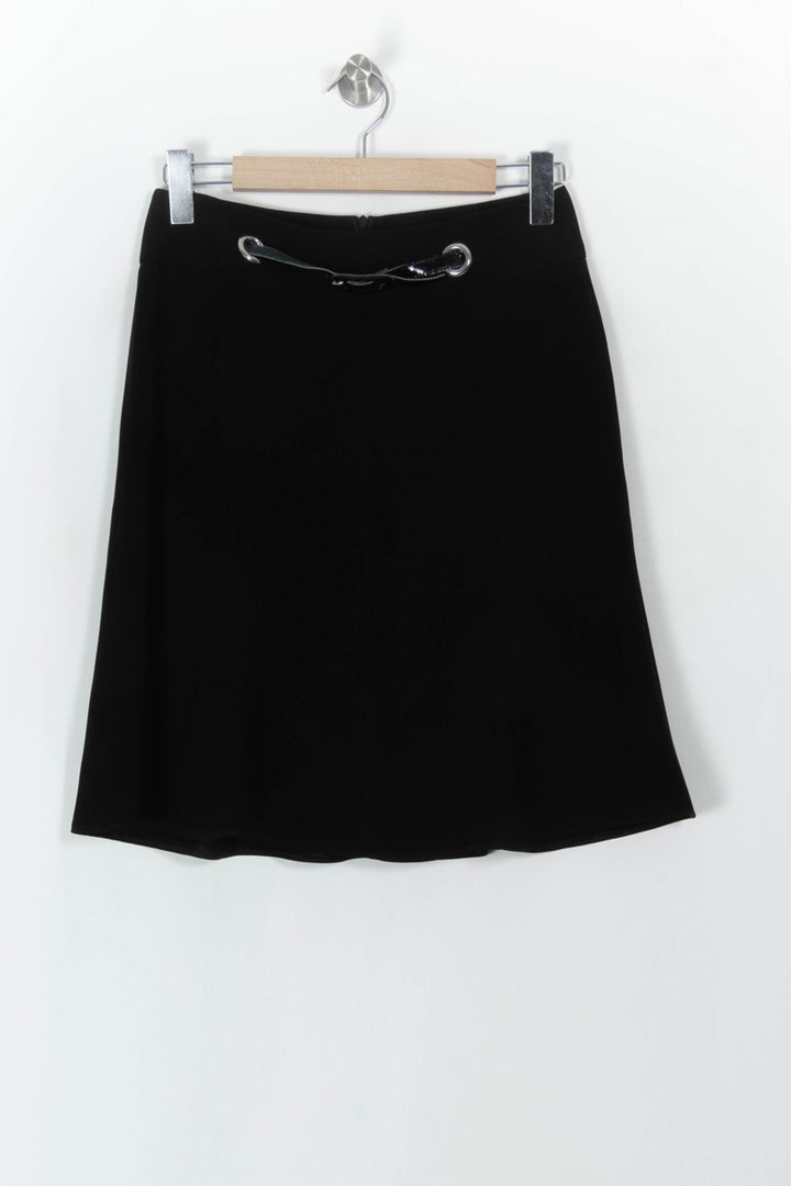 Jupe Trapèze Noire - Taille S/36 de la marque Maison 123 | PARAD93931 - Vendu par Paradigme - Image 2