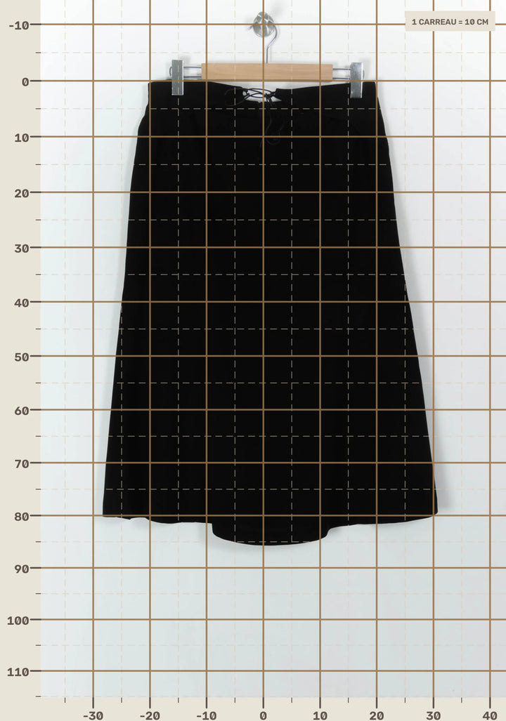 Jupe Longue Noire - Taille XXXL/46 de la marque Maison 123 | PARAD93934 - Vendu par Paradigme - Image 4