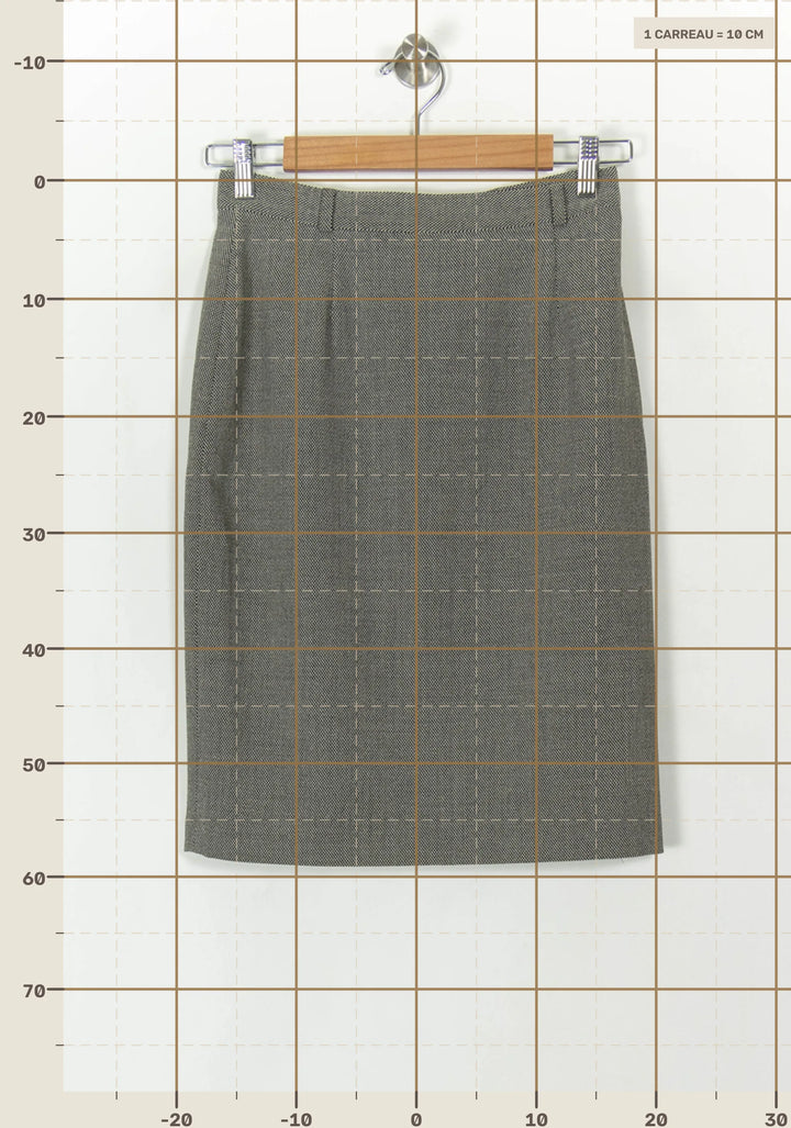 Jupe Crayon Grise - Taille M/38 de la marque Gerard Darel | PARAD93936 - Vendu par Paradigme - Image 4