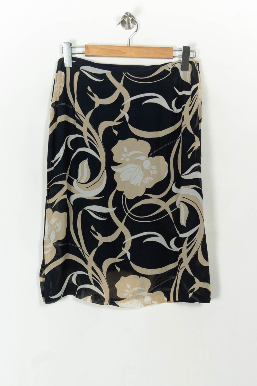 Jupe Midi Noire et Beige - Taille XXL/44 de la marque Maison 123 | PARAD93939 - Vendu par Paradigme - Image 2