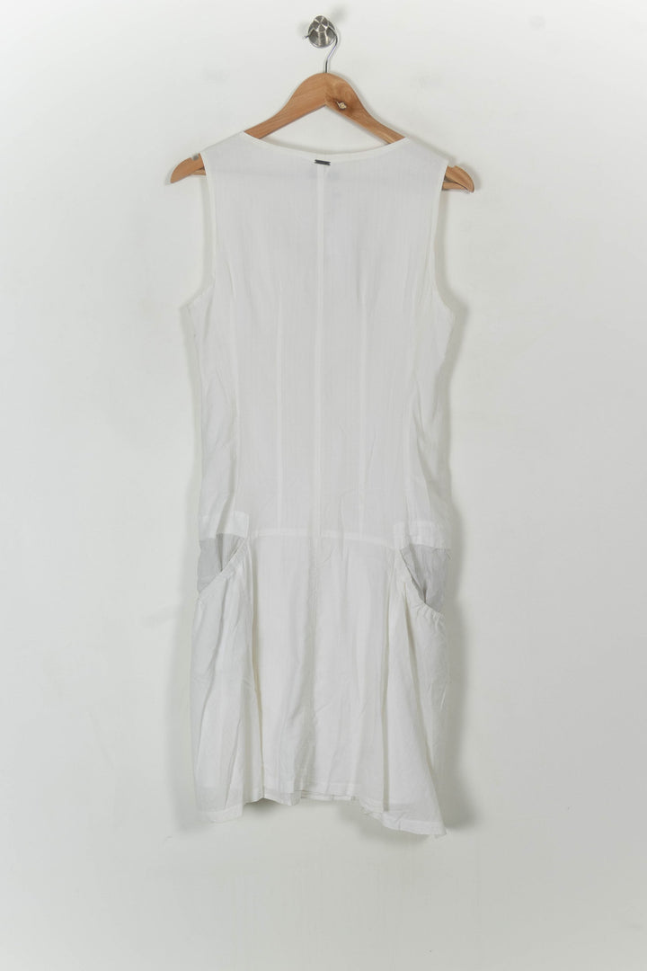 Robe Longue Blanche - Taille L/40 de la marque IKKS | PARAD93941 - Vendu par Paradigme - Image 5