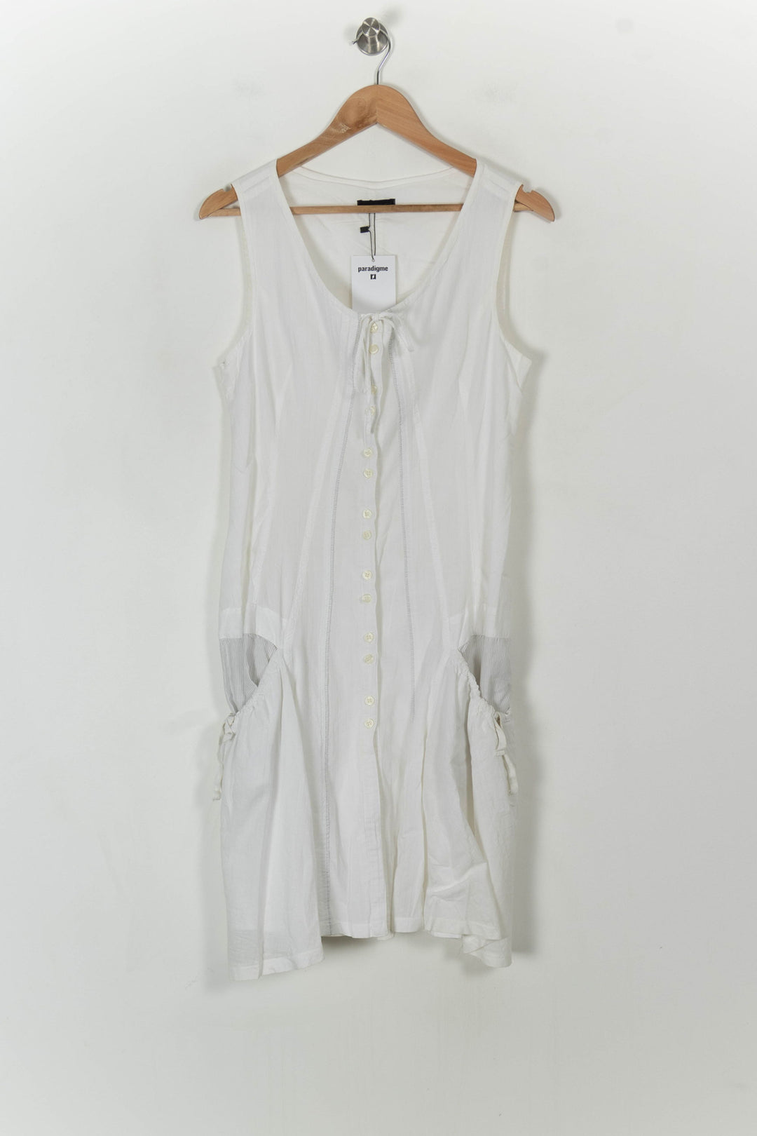 Robe Longue Blanche - Taille L/40 de la marque IKKS | PARAD93941 - Vendu par Paradigme - Image 2