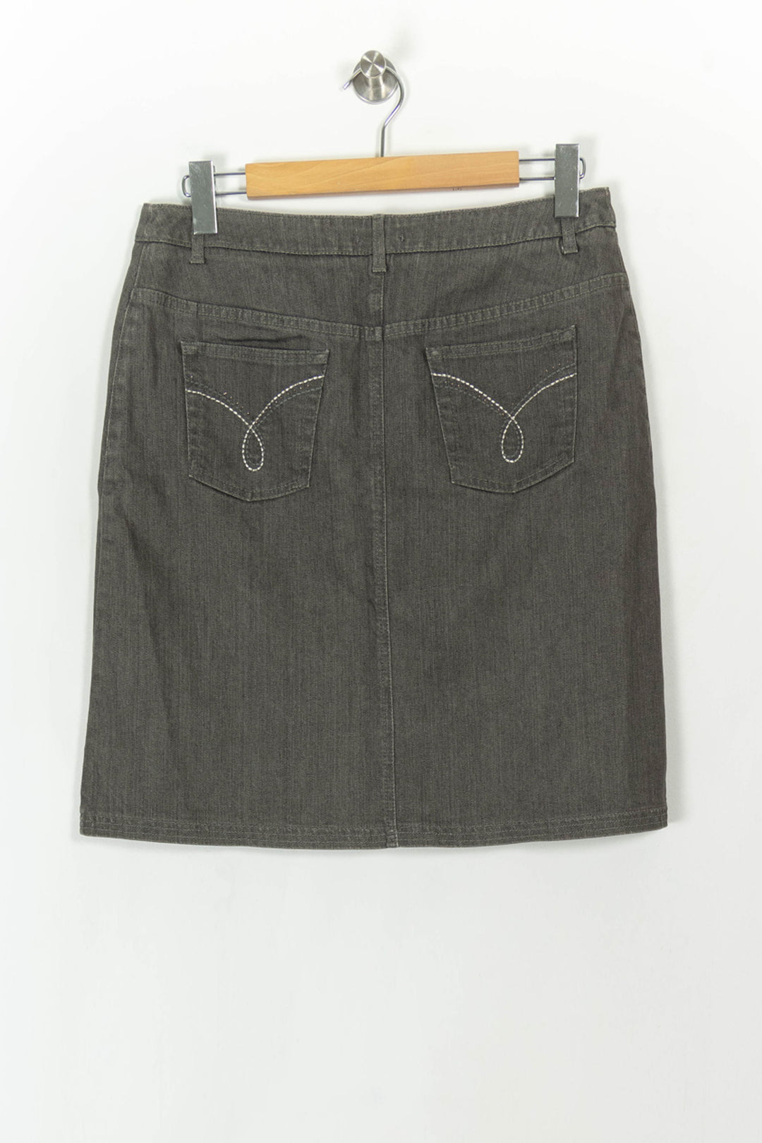 Jupe Droite Grise - Taille XXL/44 de la marque Maison 123 | PARAD93943 - Vendu par Paradigme - Image 5