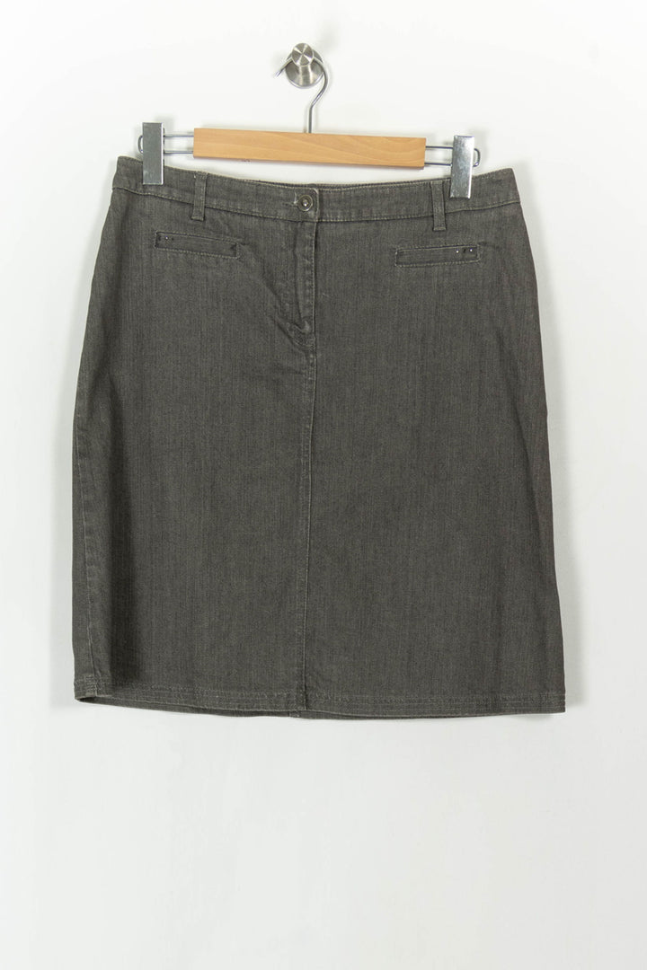Jupe Droite Grise - Taille XXL/44 de la marque Maison 123 | PARAD93943 - Vendu par Paradigme - Image 2