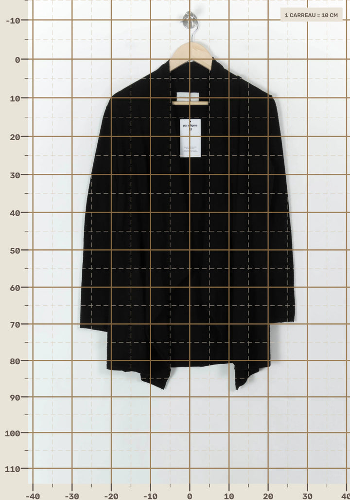 Cardigan Noir - Taille M/38 de la marque Sud express | PARAD93951 - Vendu par Paradigme - Image 4